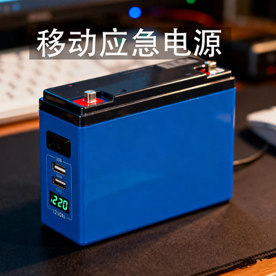 12V20AH移动应急电源